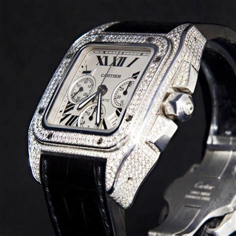 cartier santos 100 xl replica|cartier santos 100 xl chronograph.